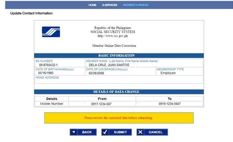 How To Update Your SSS Information ONLINE .